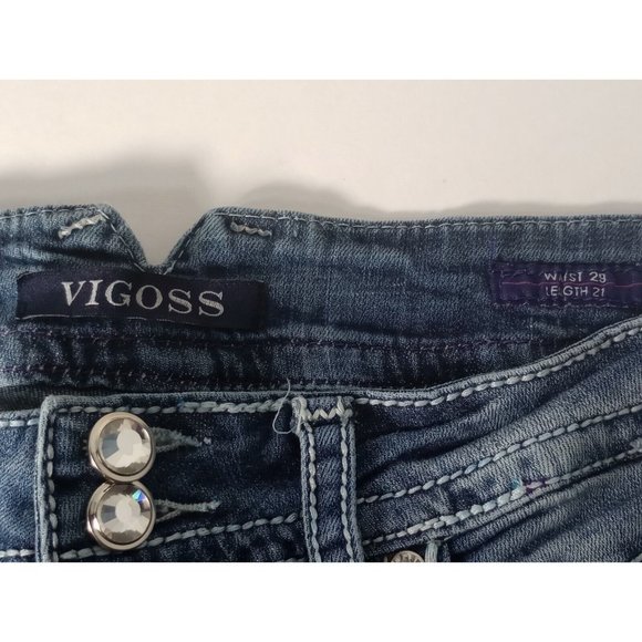 Vigoss Jeans Capri Women’s Size 29x21 (30x22) - Picture 5 of 6